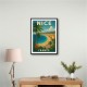 Nice France Travel Poster Wall Art