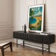 Nice France Travel Poster Wall Art