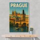 Prague Travel Poster 2 Wall Art Prague Travel Poster 2 Wall Art