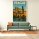 Prague Travel Poster 2 Wall Art Prague Travel Poster 2 Wall Art
