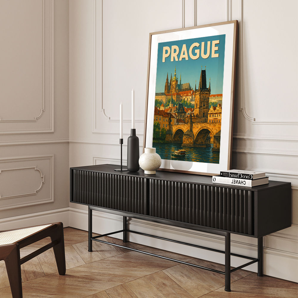 Prague Travel Poster 2 Wall Art Prague Travel Poster 2 Wall Art