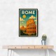 Rome Travel Poster Wall Art Rome Travel Poster Wall Art