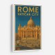 Rome Vatican City Travel Poster 1 Wall Art Rome Vatican City Travel Poster 1 Wall Art