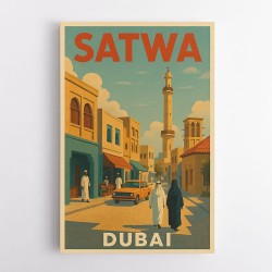 Satwa Dubai Poster 1 Wall Art
