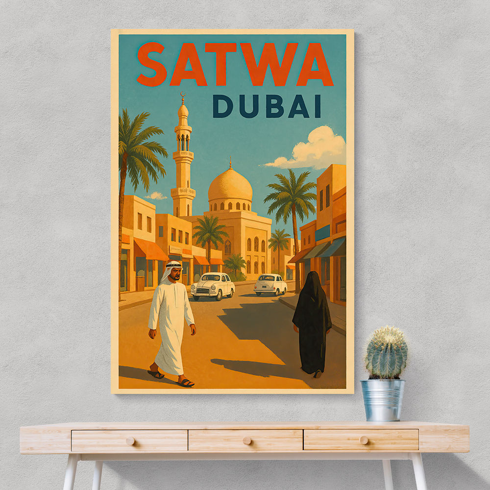 Satwa Dubai Poster Wall Art