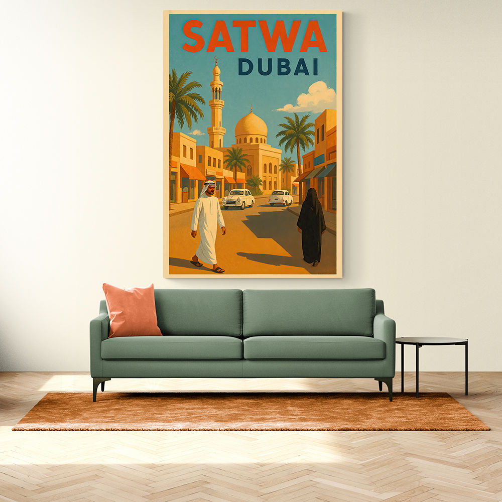 Satwa Dubai Poster Wall Art