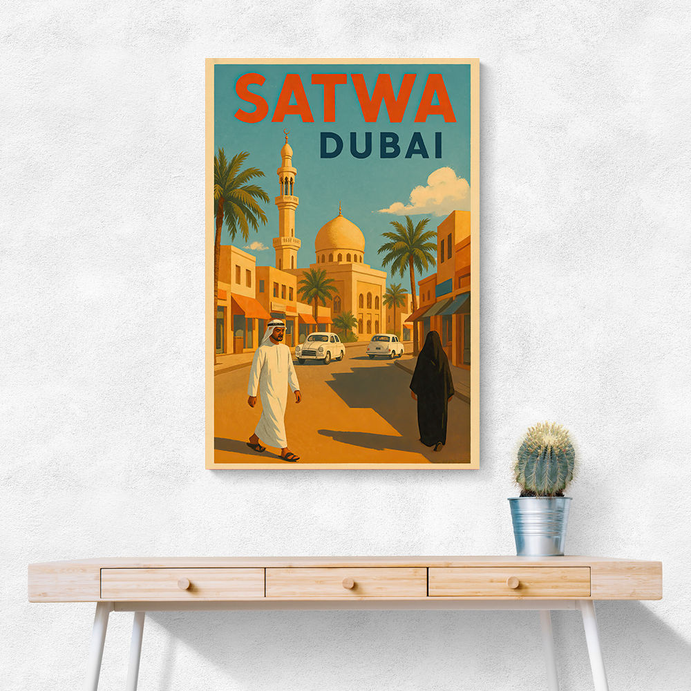 Satwa Dubai Poster Wall Art