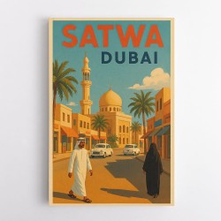 Satwa Dubai Poster Wall Art
