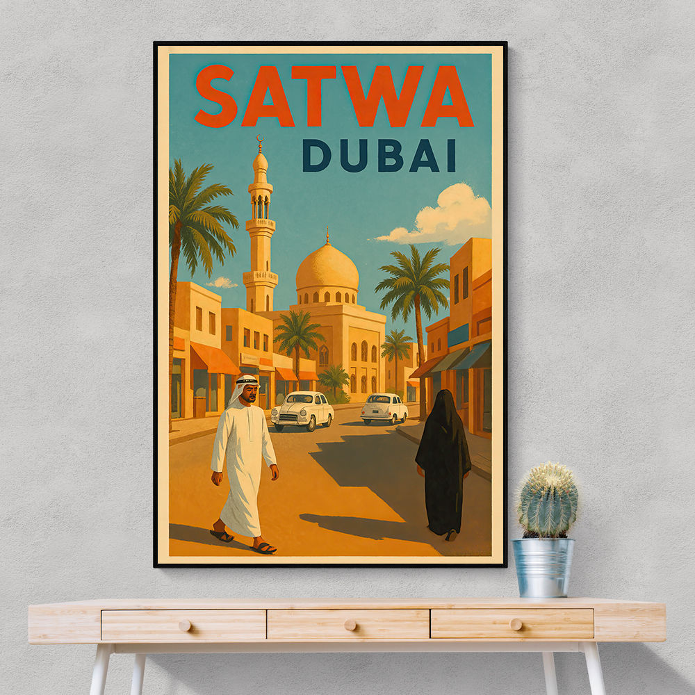 Satwa Dubai Poster Wall Art
