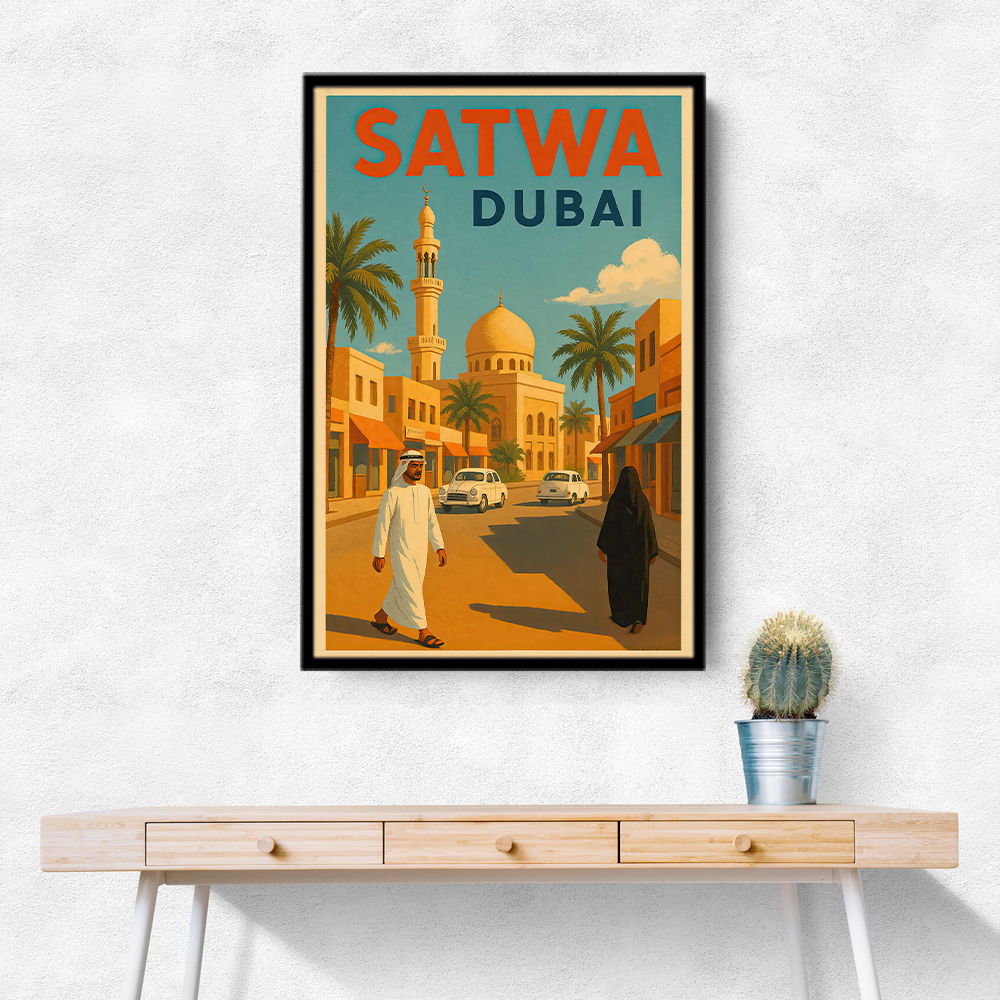 Satwa Dubai Poster Wall Art