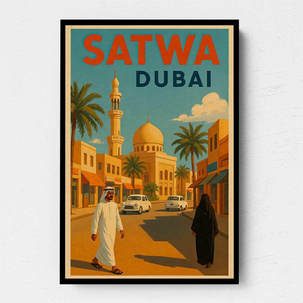 Satwa Dubai Poster Wall Art
