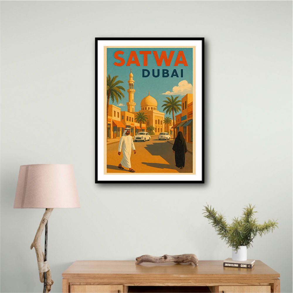 Satwa Dubai Poster Wall Art