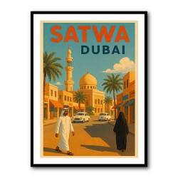 Satwa Dubai Poster Wall Art