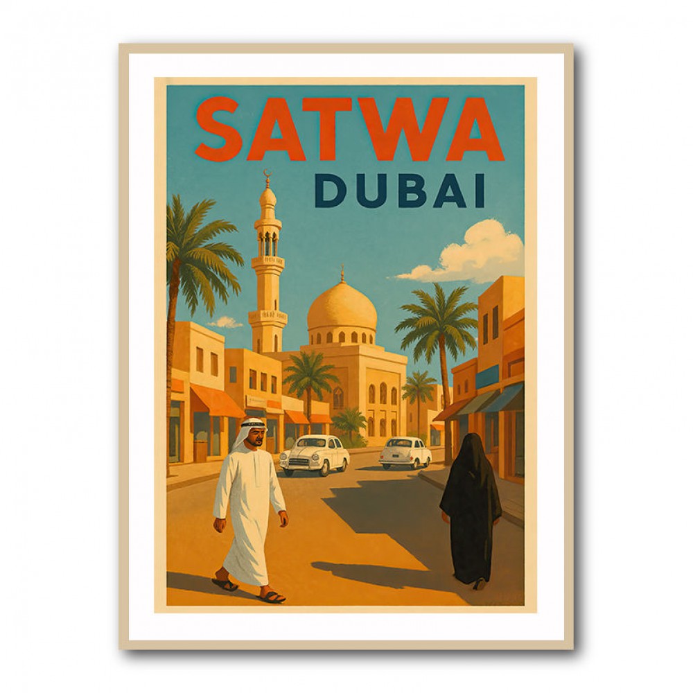 Satwa Dubai Poster Wall Art