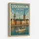 Stockholm Travel Poster Wall Art Stockholm Travel Poster Wall Art
