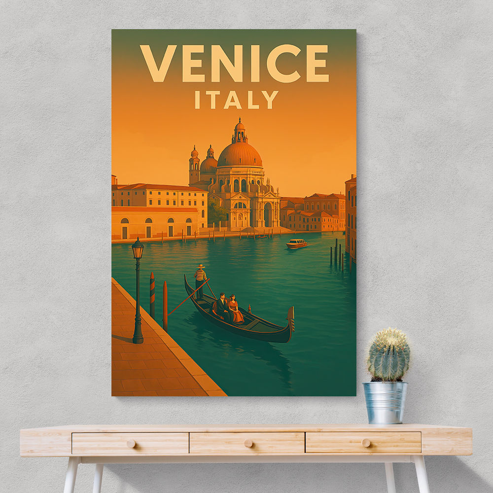 Venice Italy Travel Poster Wall Art