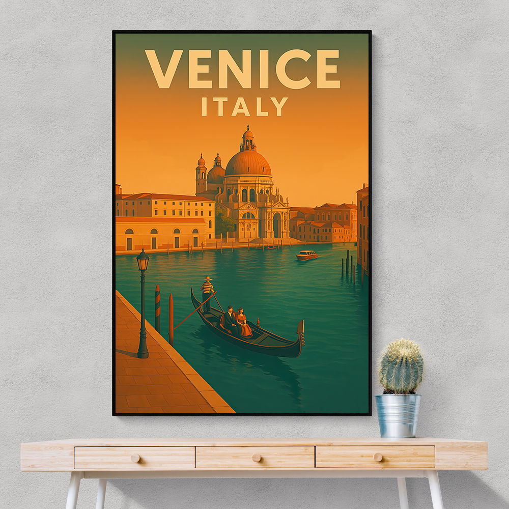 Venice Italy Travel Poster Wall Art