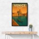 Venice Italy Travel Poster Wall Art