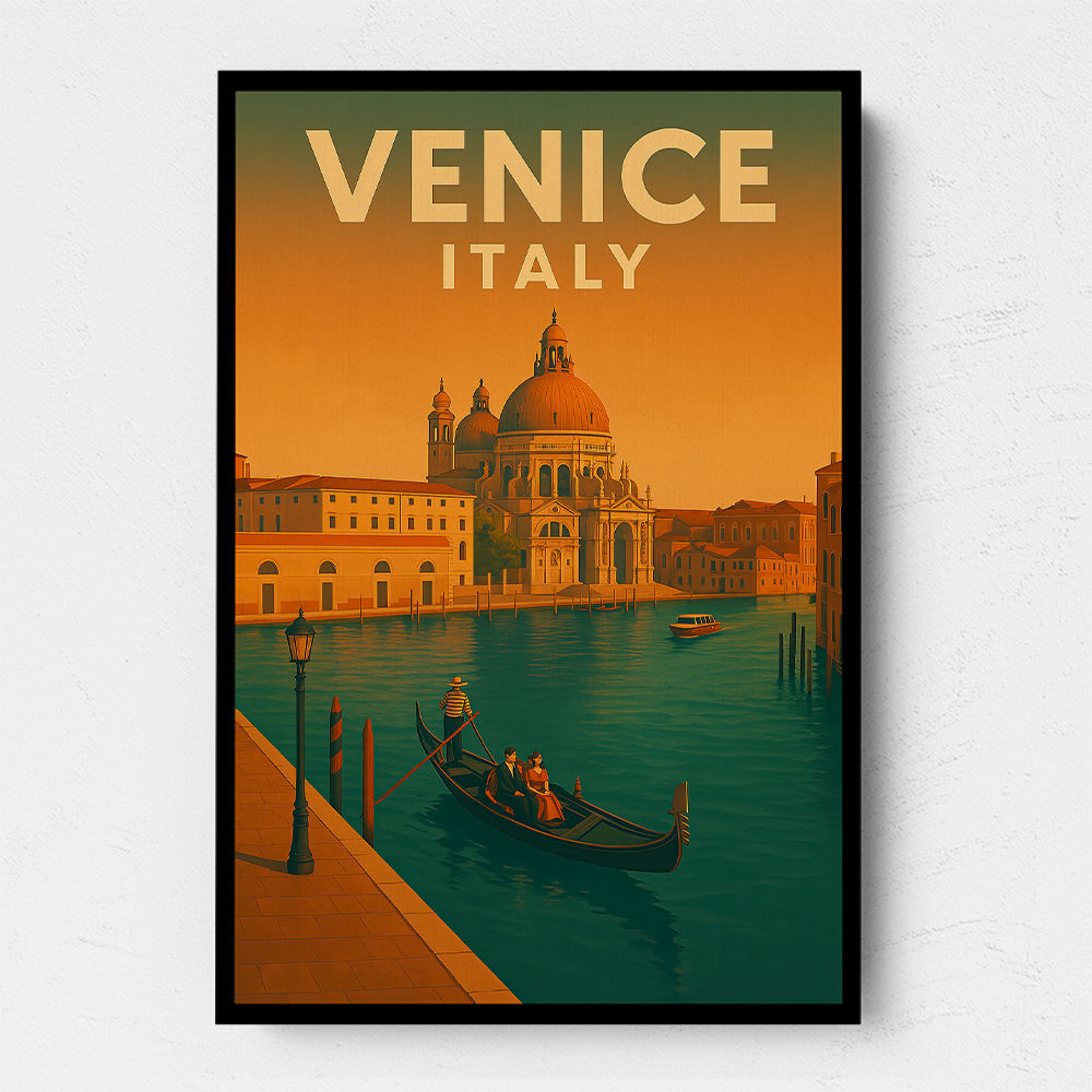 Venice Italy Travel Poster Wall Art