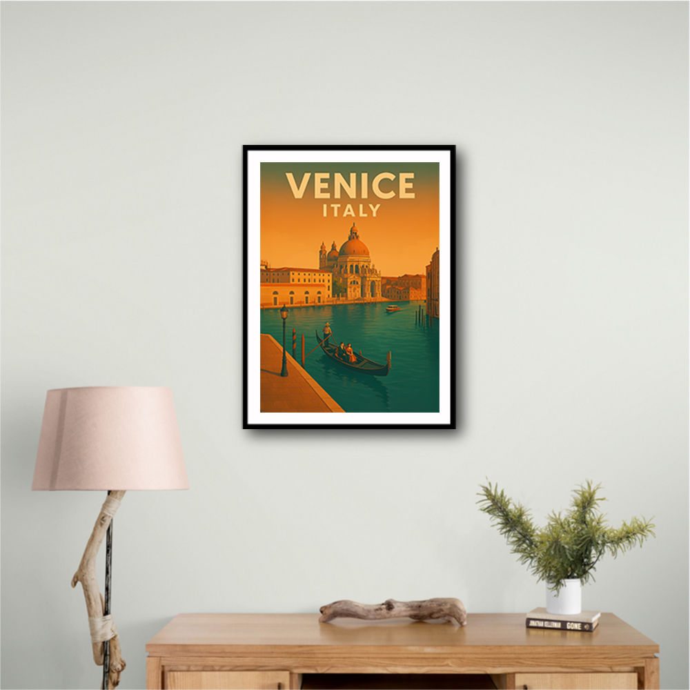 Venice Italy Travel Poster Wall Art