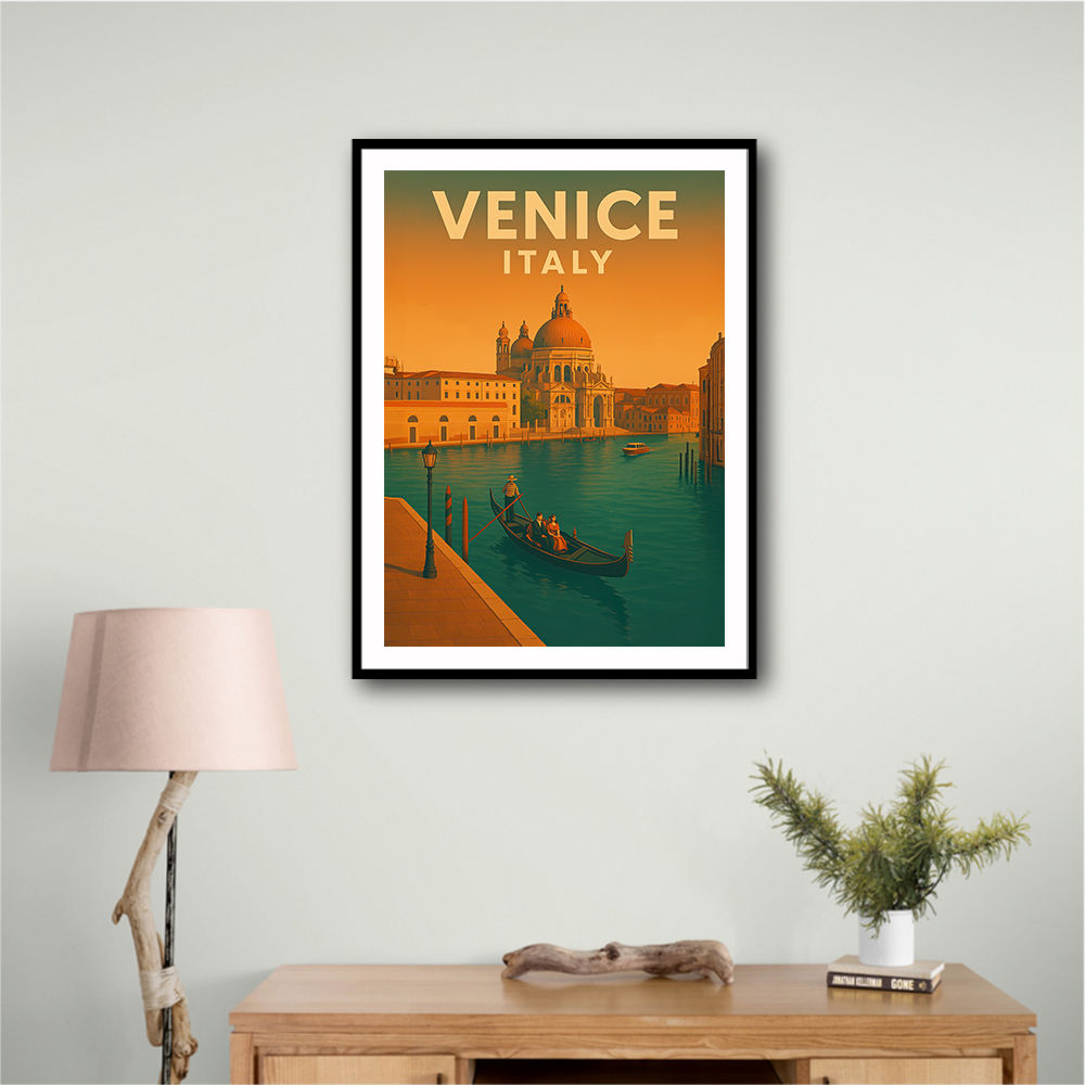 Venice Italy Travel Poster Wall Art