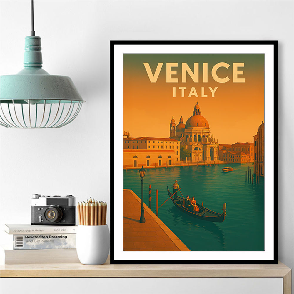 Venice Italy Travel Poster Wall Art