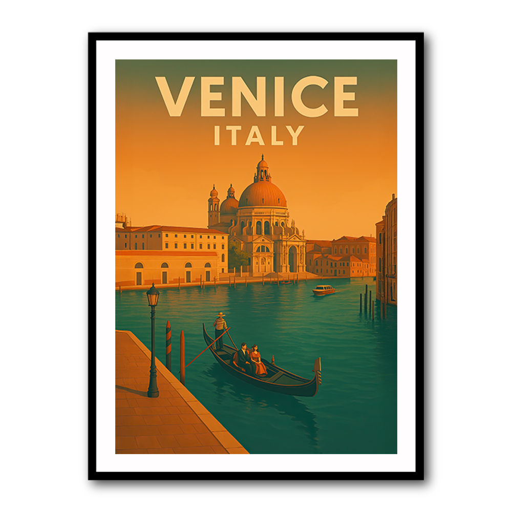Venice Italy Travel Poster Wall Art