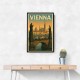 Vienna Charles Bridge Travel Poster Wall Art Vienna Charles Bridge Travel Poster Wall Art