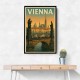 Vienna Charles Bridge Travel Poster Wall Art Vienna Charles Bridge Travel Poster Wall Art