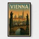 Choose Product Type:: Framed Canvas Vienna Charles Bridge Travel Poster Wall Art