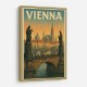 Vienna Charles Bridge Travel Poster Wall Art Vienna Charles Bridge Travel Poster Wall Art