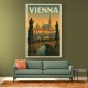 Vienna Charles Bridge Travel Poster Wall Art Vienna Charles Bridge Travel Poster Wall Art