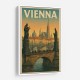 Vienna Charles Bridge Travel Poster Wall Art Vienna Charles Bridge Travel Poster Wall Art