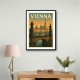 Vienna Charles Bridge Travel Poster Wall Art Vienna Charles Bridge Travel Poster Wall Art