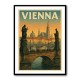 Choose Product Type:: Framed Print
Frame Colour:: Black Vienna Charles Bridge Travel Poster Wall Art