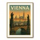 Vienna Charles Bridge Travel Poster Wall Art Vienna Charles Bridge Travel Poster Wall Art