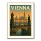 Vienna Charles Bridge Travel Poster Wall Art Vienna Charles Bridge Travel Poster Wall Art