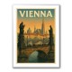 Vienna Charles Bridge Travel Poster Wall Art Vienna Charles Bridge Travel Poster Wall Art