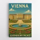 Vienna Schönbrunn Palace Travel Poster 1 Wall Art Vienna Schönbrunn Palace Travel Poster 1 Wall Art