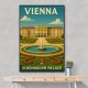 Vienna Schönbrunn Palace Travel Poster 1 Wall Art Vienna Schönbrunn Palace Travel Poster 1 Wall Art