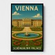 Vienna Schönbrunn Palace Travel Poster 1 Wall Art Vienna Schönbrunn Palace Travel Poster 1 Wall Art