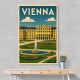 Vienna Schönbrunn Palace Travel Poster Wall Art