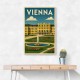 Vienna Schönbrunn Palace Travel Poster Wall Art