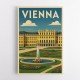 Vienna Schönbrunn Palace Travel Poster Wall Art