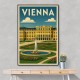 Vienna Schönbrunn Palace Travel Poster Wall Art