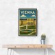 Vienna Schönbrunn Palace Travel Poster Wall Art
