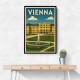 Vienna Schönbrunn Palace Travel Poster Wall Art
