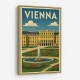 Vienna Schönbrunn Palace Travel Poster Wall Art