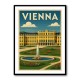 Vienna Schönbrunn Palace Travel Poster Wall Art