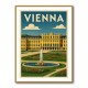 Vienna Schönbrunn Palace Travel Poster Wall Art